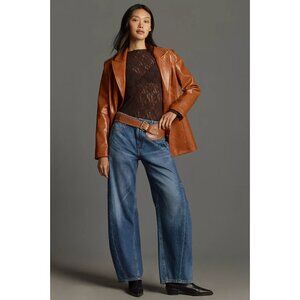 The Georgia Full-Length High-Rise Barrel Jeans by Pilcro 16W PLUS SIZE